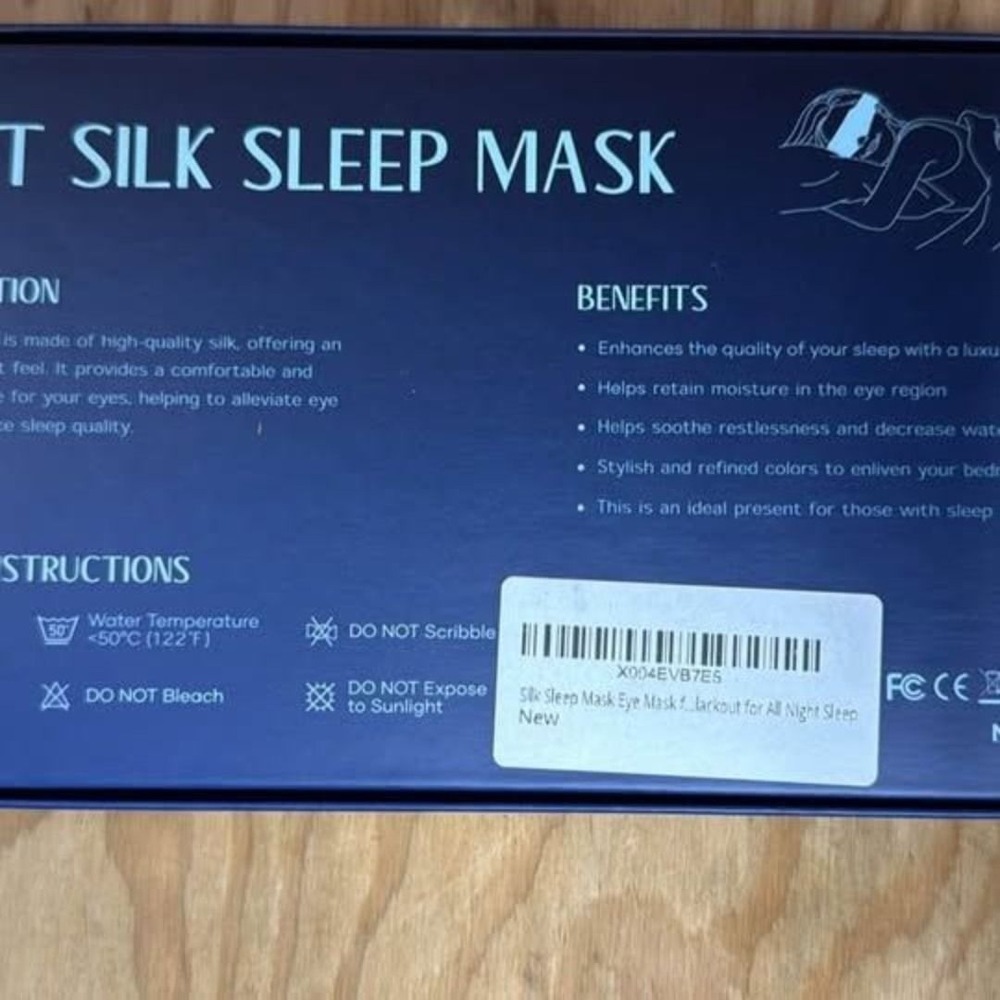 Silk Sleep Eye Mask - Picture 3 of 3